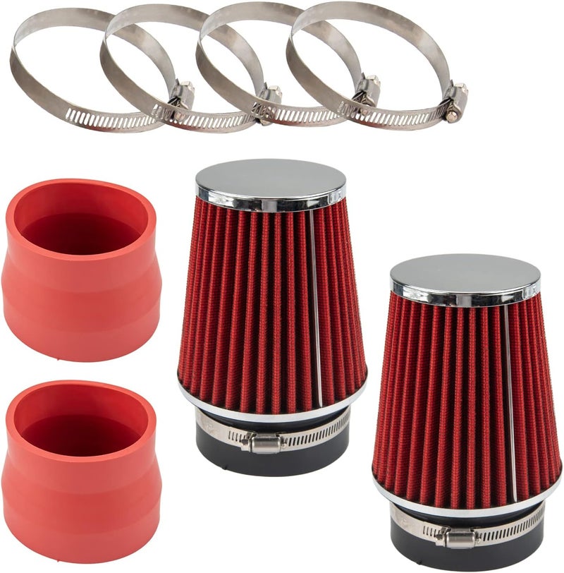 AUTOSITY Cold Air Intake Kit, Air Intake Kit Fit for C300 2008-2012 3.0L - Red - Image 4